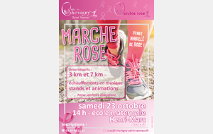 Marche rose à Chevigny saint Sauveur